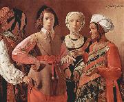 Georges de La Tour The Fortune Teller Spain oil painting reproduction